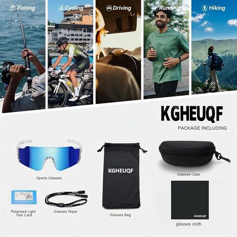 Polarized Sports Sunglasses,Youth Baseball Sunglasses for Men Women, Running,Fishing,Cycling Sun glasses in Saudi Arabia