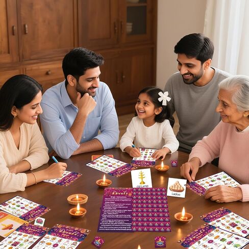 TAKEALOOK Kwanzaa Bingo Game for 24 Players - African Heritage Culture Themed Bingo Set for Holiday Family Activity, Happy Kwanzaa Festival Party Gifts Favors Supplies in Kuwait