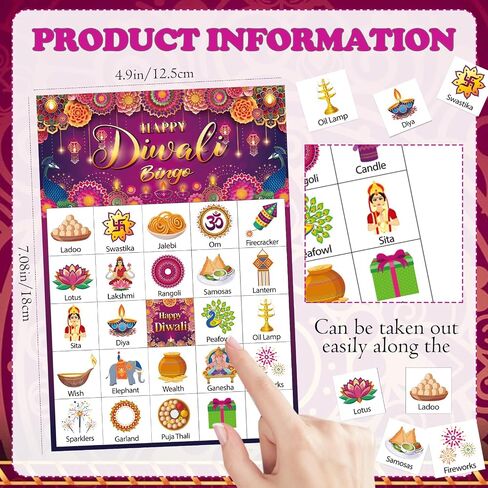 TAKEALOOK Kwanzaa Bingo Game for 24 Players - African Heritage Culture Themed Bingo Set for Holiday Family Activity, Happy Kwanzaa Festival Party Gifts Favors Supplies in Kuwait