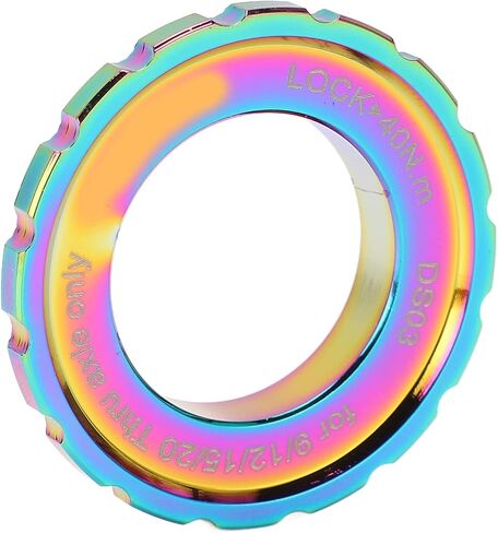 Centerlock Lockring Aluminum Alloy Disc Brake Adapter Wheelset Hub Shaft Disc Rotor Lock Ring(Multicolor) in Saudi Arabia