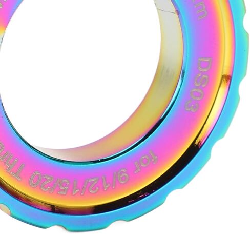Centerlock Lockring Aluminum Alloy Disc Brake Adapter Wheelset Hub Shaft Disc Rotor Lock Ring(Multicolor) in Saudi Arabia