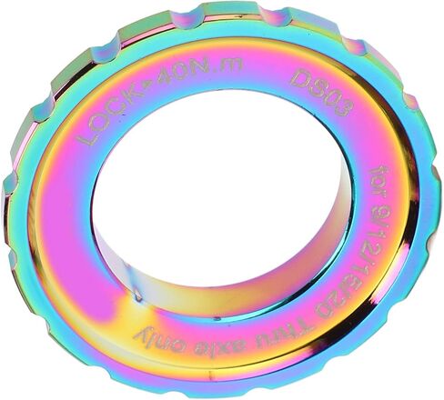 Centerlock Lockring Aluminum Alloy Disc Brake Adapter Wheelset Hub Shaft Disc Rotor Lock Ring(Multicolor) in Saudi Arabia