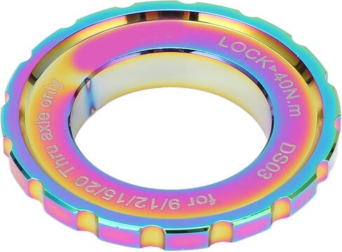 Centerlock Lockring Aluminum Alloy Disc Brake Adapter Wheelset Hub Shaft Disc Rotor Lock Ring(Multicolor) in Saudi Arabia