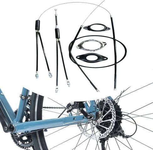 BMX Brake Cable Set for Gyro System Front and Rear with Rotor in Kuwait