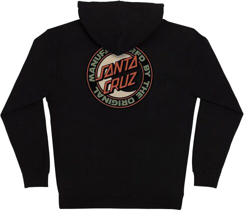 SANTA CRUZ Heavyweight Zip Up Hooded Sweatshirt MFG Moon Dot Skate Hoodie in Saudi Arabia