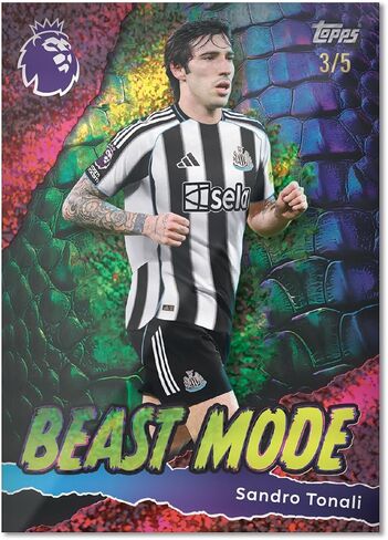 بطاقات الإصدار الأول من Topps Premier League لعام 2025 - علبة ميجا عشوائية (40 بطاقة + 3 بطاقات حصرية) in Saudi Arabia
