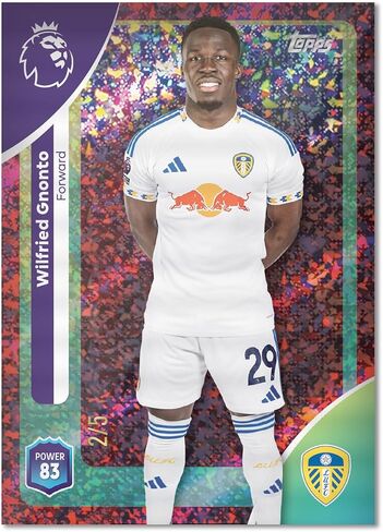 بطاقات الإصدار الأول من Topps Premier League لعام 2025 - علبة ميجا عشوائية (40 بطاقة + 3 بطاقات حصرية) in Saudi Arabia