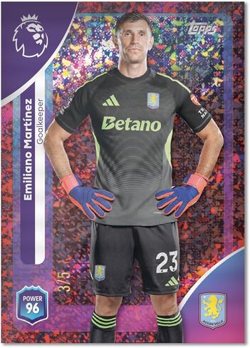 بطاقات الإصدار الأول من Topps Premier League لعام 2025 - علبة ميجا عشوائية (40 بطاقة + 3 بطاقات حصرية) in Saudi Arabia