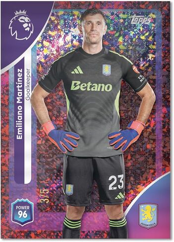 بطاقات الإصدار الأول من Topps Premier League لعام 2025 - علبة ميجا عشوائية (40 بطاقة + 3 بطاقات حصرية) in Saudi Arabia