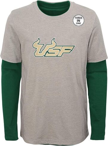 Outerstuff NCAA Kids (4-7) Goal Line Stand 3 in 1 Combo Tee, Team Options in Saudi Arabia