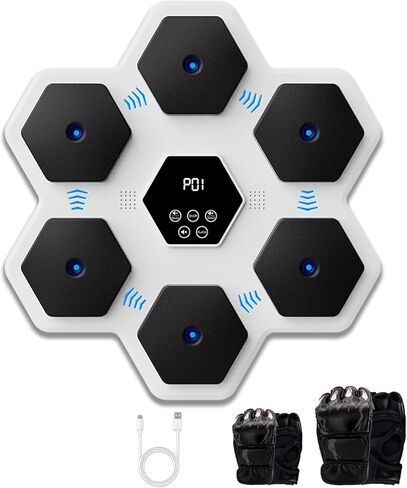 آلة الملاكمة الموسيقية، معدات ملاكمة بلوتوث ذكية مثبتة على الحائط للأطفال والكبار in Kuwait