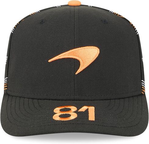فريق New Era McLaren F1، البضائع الرسمية لعام 2025، إصدار خاص من Austin Texas USA GP، قبعة بيسبول Oscar Piastri Drivers باللون الأسود in Saudi Arabia