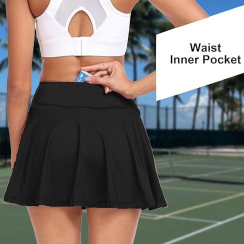 Women’s High Waist Athletic Tennis and Golf Skirt Lightweight Short Skirt for Sports Running and Everyday Wear in Saudi Arabia