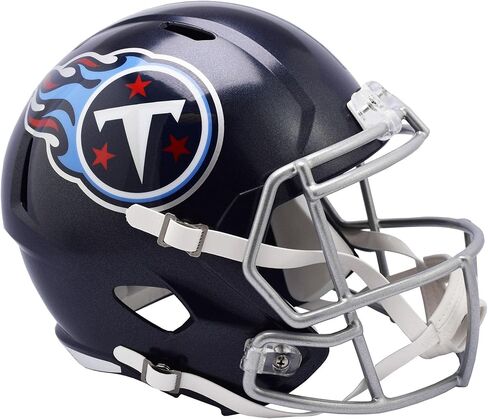 خوذة كرة القدم Riddell Tennessee Titans Revolution Speed ​​​​بالحجم الكامل طبق الأصل - خوذات NFL المتماثلة in Saudi Arabia