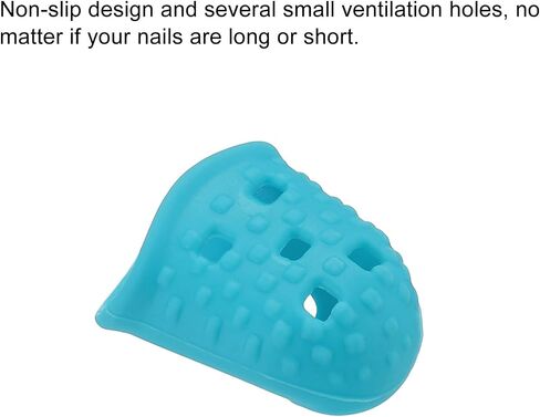 Finger Tips Anti Slip Fingertip Protector, 20 Pack 28mm Silicone Finger Guard for Paper Sorting Sewing Guitar Playing, Light Blue M Size in Saudi Arabia