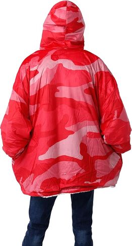 FOCO MLB Reversible Team Color Camo Hoodeez – Super Soft Oversized Hoodie with Team Logo and Pockets in Saudi Arabia
