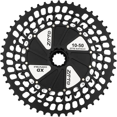 كاسيت دراجة ZTTO 12 سرعة 10-50T XD CNC، عجلة حرة خفيفة للغاية لدراجة MTB، دراجة الطريق، K7 12 سرعة عالمية in Kuwait