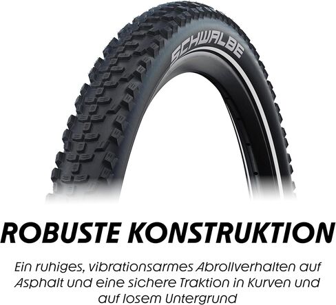 إطار Schwalbe Smart Sam K-Guard HS 624 54-559 الفاصلة 26 x 2.10 أسود in Saudi Arabia