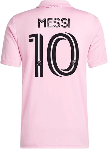 adidas Men's Soccer Messi #10 Inter Miami CF 22/23 Home Jersey - Proudly Represent with Pink Home Kit,100% Recycled Materials (US, Alpha, 3X-Large, Regular, Regular, Pink) in Saudi Arabia