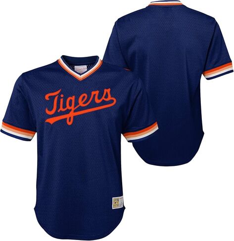 Mitchell & Ness MLB يوث بويز (8-20) قميص جيرسي شبكي برقبة على شكل حرف V، تشكيلة الفريق in Saudi Arabia