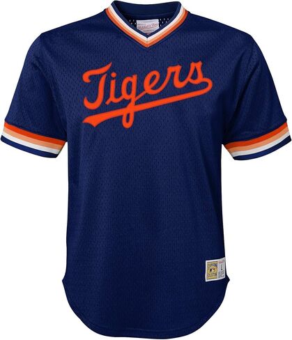 Mitchell & Ness MLB يوث بويز (8-20) قميص جيرسي شبكي برقبة على شكل حرف V، تشكيلة الفريق in Saudi Arabia