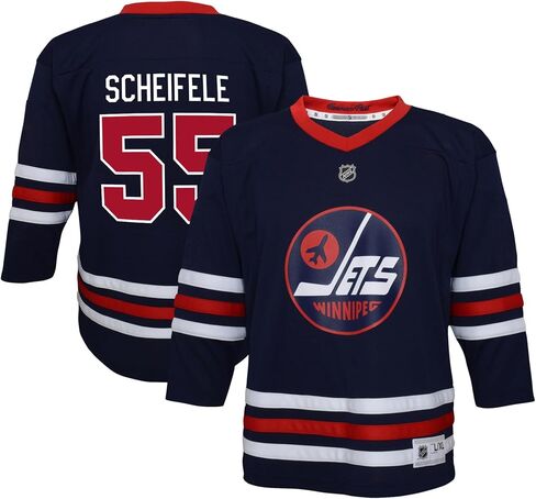 Outerstuff Mark Scheifele Winnipeg Jets #55 Navy Youth 4-20 Alternate Replica Player Jersey in Saudi Arabia