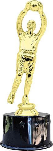 جائزة Express Medals لكرة القدم لحارس المرمى، جائزة هدية مفضلة للحفلات، بما في ذلك 4 شارات ذهبية اللون لتخصيص القاعدة المستديرة السوداء in Saudi Arabia