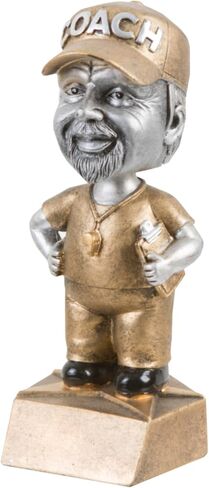 جائزة Decade Awards Coach Bobblehead Trophy، أنثى أو ذكر - بطول 15.24 سم | جائزة المدرب المحفورة - قم بالتخصيص الآن in Saudi Arabia