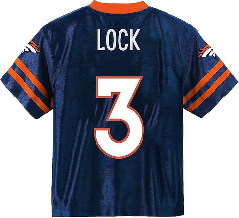 Outerstuff Drew Lock Denver Broncos # 3 Navy Youth 8-20 قميص اللاعب البديل in Saudi Arabia