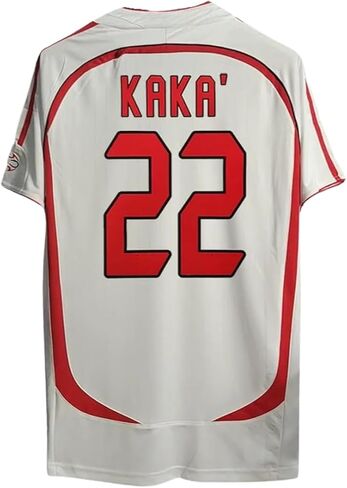 Milan Kaka Retro White Short Sleeve 06/07 Soccer Jersey for Men Fan Version in Saudi Arabia