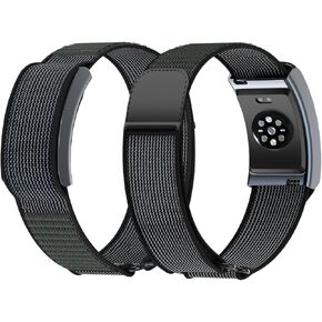 Vanet Nylon Bands Compatible with Amazfit Helio Straps for Men Women, Adjustable Soft Breathable Comfortable Replacement Straps for Amazfit Helio Fitness Tracker Bands in Kuwait