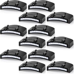 12 حزمة من المصابيح الأمامية القابلة لإعادة الشحن، 1000 لومن من المصابيح الأمامية للبالغين، 230 زاوية للمصابيح الأمامية والأضواء الكشافة، مستشعر الحركة، 6 أوضاع، مصابيح رأس خفيفة الوزن للتخييم والجري وركوب الدراجات in Kuwait