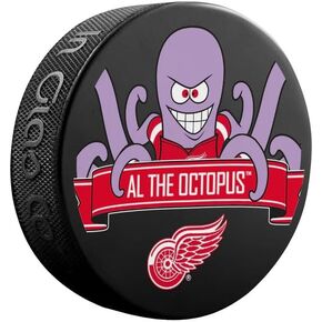 Al The Octopus Red Wings Mascot Officially Licensed Hockey Puck in Kuwait