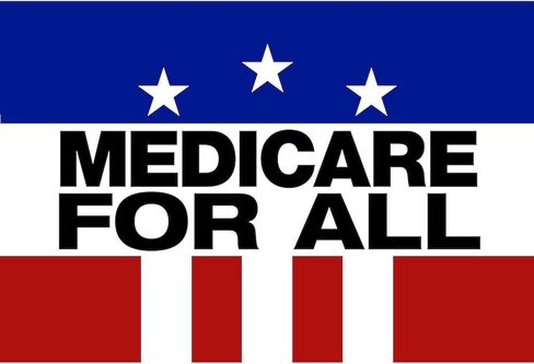 CafePress Medicare for All Oval Car Bumper Sticker in Saudi Arabia