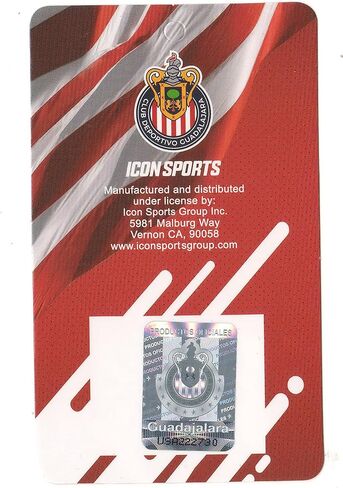 Icon Sports Men Chivas De Guadalajara Officially Licensed Soccer T-Shirt Cotton Tee -11 in Saudi Arabia