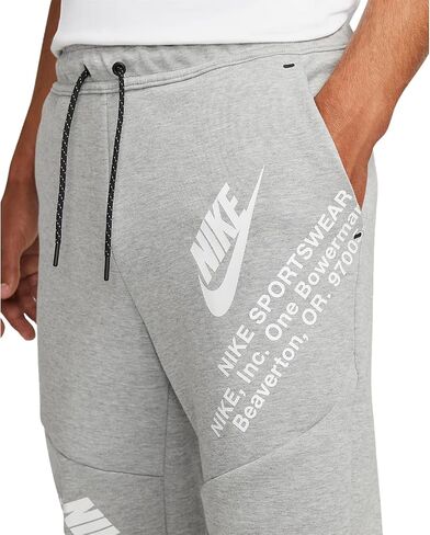 Nike Sportswear Tech Fleece Mens Joggers Size - 3X-Large Dark Grey Heather/White in Saudi Arabia