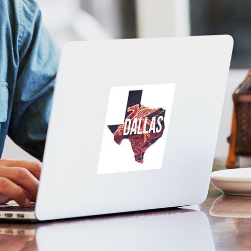 ملصق مربع CafePress Dallas Pegasus مقاس 3 × 3 ملصق ممتص للصدمات مربع للسيارة in Kuwait