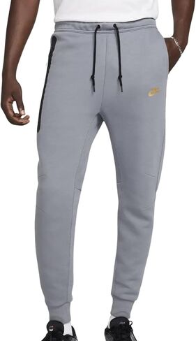 Nike Sportswear Tech Fleece Men's Joggers Size - X-Large Cool Grey/Metallic Gold in Saudi Arabia