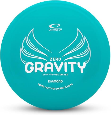 Latitude 64 Zero Gravity Diamond Disc Golf Fairway Driver | من السهل رمي قرص سائق الجولف للمبتدئين | بلاستيك خفيف الوزن وعائم | انزلاق عالي مع طيران غير مستقر | 120-130 جرام in Kuwait