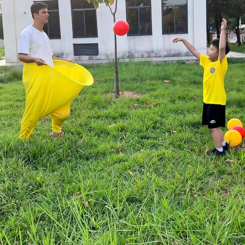 Giant Granny Pants Toss Game Set for Adults Giant Pants Outdoor Game Sets with 8 Bouncy Balls and 1 Pump Oversized Fun Outdoor Family Recreational Yard Tossing Games in Saudi Arabia