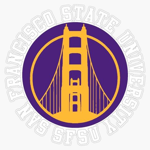 SFSU San francisco State University California Window Water Bottle Bumper Sticker Decal 5" in Saudi Arabia