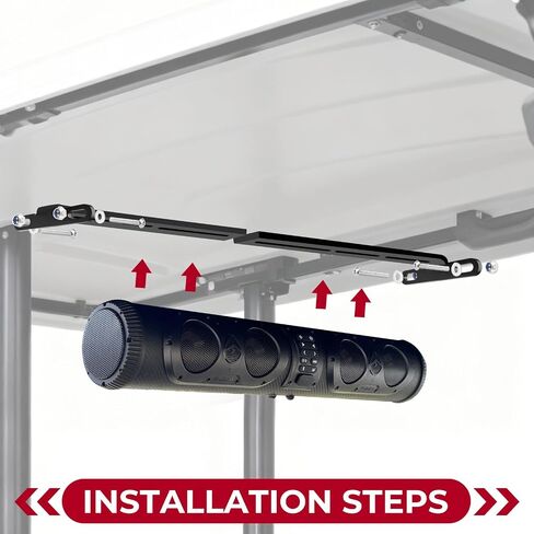 Jerbor Golf Cart Soundbar Mounting T-Bracket for SE18, SE26, SEB26, SEDS32 Soundbars T-Shaped Speaker in Saudi Arabia