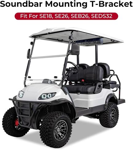 Jerbor Golf Cart Soundbar Mounting T-Bracket for SE18, SE26, SEB26, SEDS32 Soundbars T-Shaped Speaker in Saudi Arabia