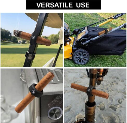 Magnetic Holder for Golf Cart - Ultra Strong Magnet & Secure Clip, Fits 42-54 Ring Gauge - Portable Holder for Golfing, Fishing, Grilling & Outdoor Use in Saudi Arabia