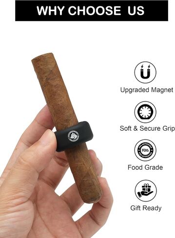 Magnetic Holder for Golf Cart - Ultra Strong Magnet & Secure Clip, Fits 42-54 Ring Gauge - Portable Holder for Golfing, Fishing, Grilling & Outdoor Use in Saudi Arabia