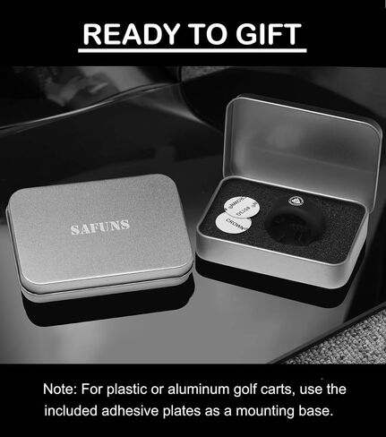 Magnetic Holder for Golf Cart - Ultra Strong Magnet & Secure Clip, Fits 42-54 Ring Gauge - Portable Holder for Golfing, Fishing, Grilling & Outdoor Use in Saudi Arabia