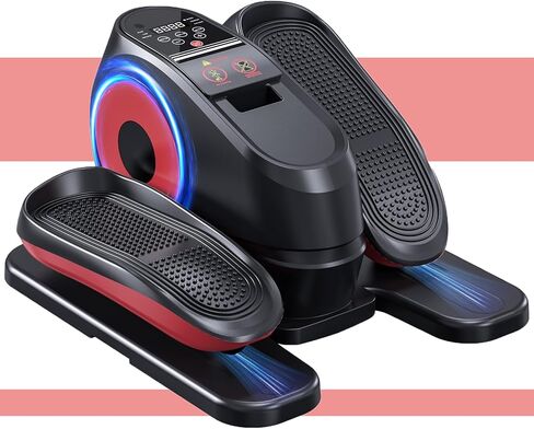 2025 جهاز بيضاوي الشكل جديد مكون من 16 مستوى للسرعة تحت المكتب، جهاز تمرين الساق البيضاوي الكهربائي الاحترافي كما يظهر على شاشة التلفزيون، اتجاه أمامي وعكس، هادئ ومجمع بالكامل، مفتاح طاقة أمان يدوي مطور in Kuwait