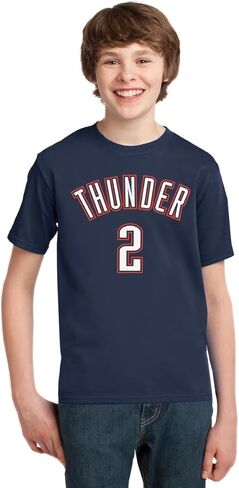 Outerstuff Shai Gilgeous-Alexander Oklahoma City Thunder #2 Youth Size Player Name & Number T-Shirt in Saudi Arabia