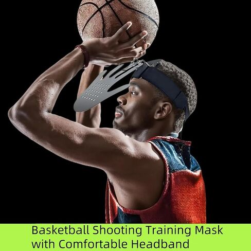 Blocking Guards Basketball Defensive Mask, Eye-Blocking Shooting Training Maskwith Headband, Guard Shooter Jump Shot Basketball Game Training Equipment in Saudi Arabia