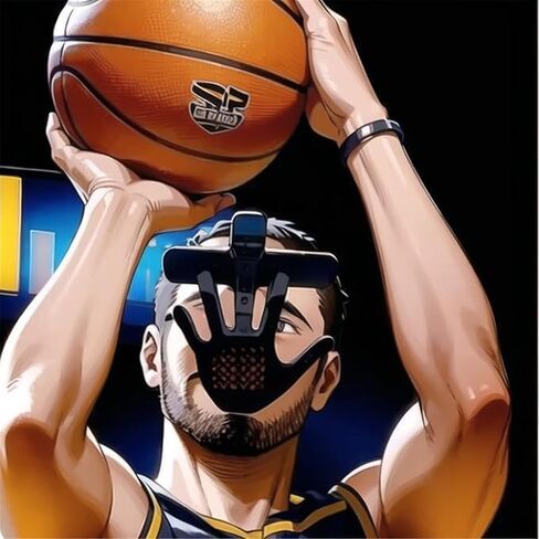 Blocking Guards Basketball Defensive Mask, Eye-Blocking Shooting Training Maskwith Headband, Guard Shooter Jump Shot Basketball Game Training Equipment in Saudi Arabia